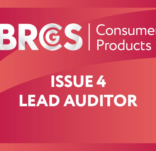 Brcgs consumer products 4 lead auditor Training