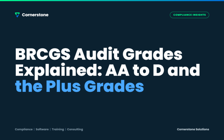 BRCGS Audit Grades Explained: AA to D and the Plus Grades