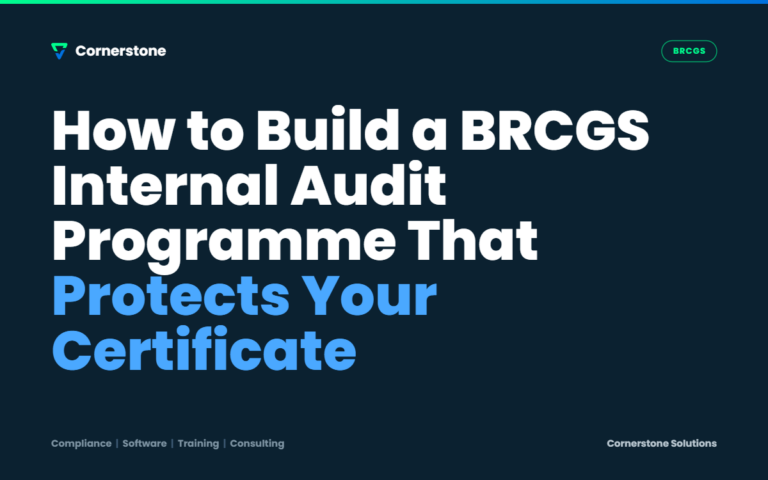 How to Build a BRCGS Internal Audit Programme That Protects Your Certificate