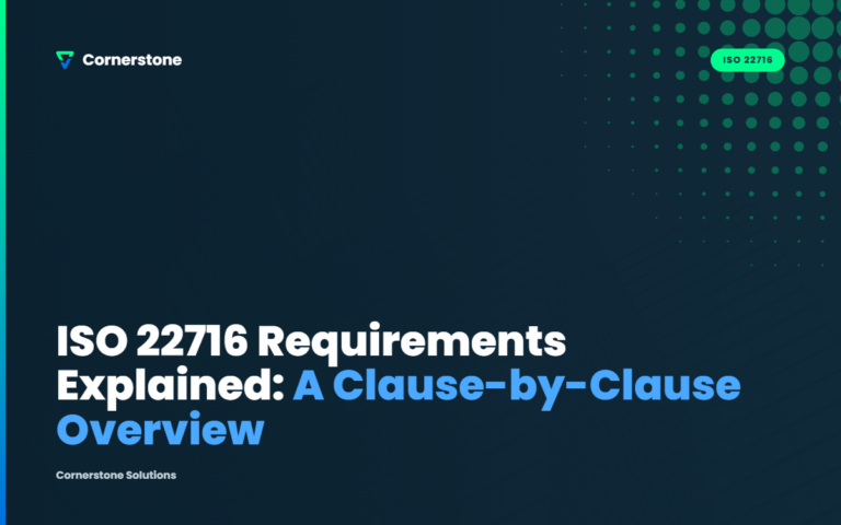 ISO 22716 Requirements Explained: A Clause-by-Clause Overview