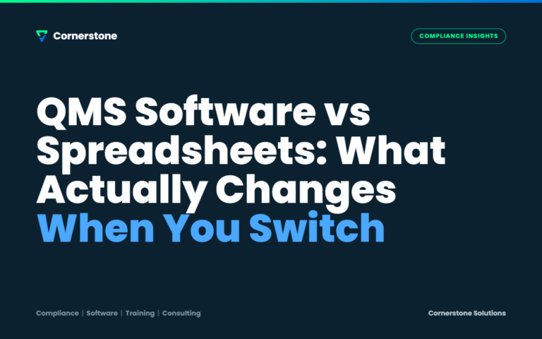 QMS Software vs Spreadsheets: What Actually Changes When You Switch