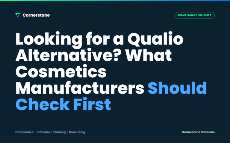 Looking for a Qualio Alternative? What Cosmetics Manufacturers Should Check First