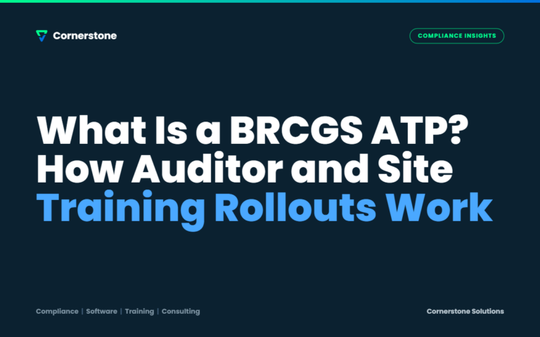 What Is a BRCGS ATP? How Auditor and Site Training Rollouts Work